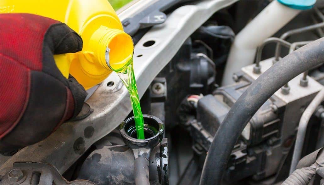 Coolant top up