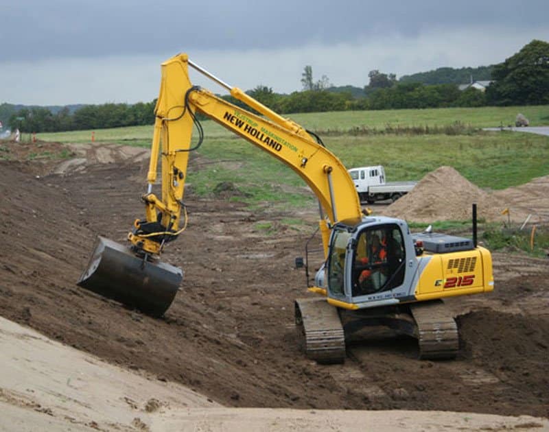 New holland excavator