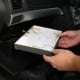 Cabin filter removed