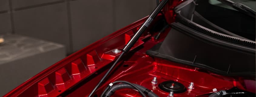 installed gas strut